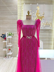 Made-to-order evening gown tailored to your preferences.